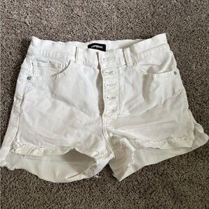 Express White Shorts